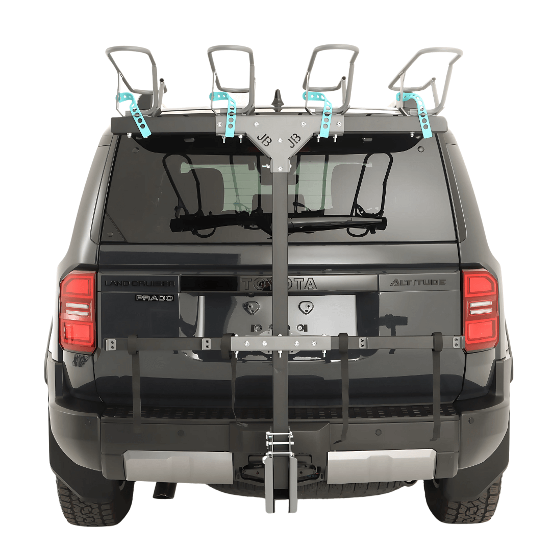 4 Bike Rack Gun Metal Grey