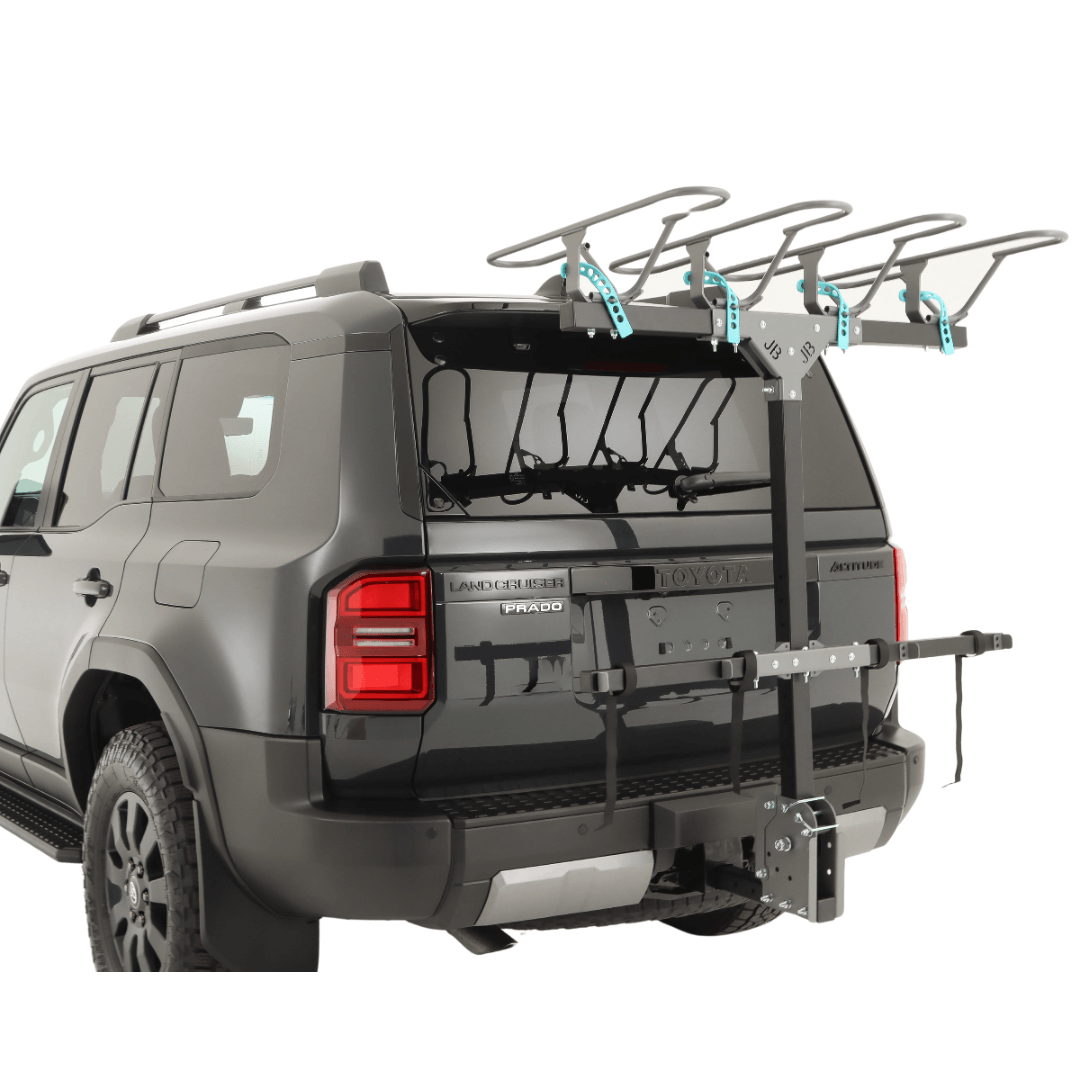 4 Bike Rack Gun Metal Grey