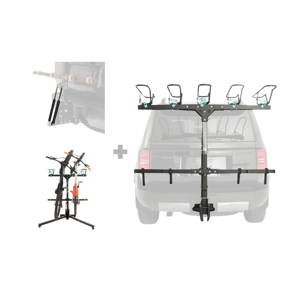 5 Bike Rack, Strut, and Stand Bundle