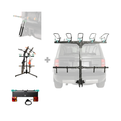 5 Bike Rack, Strut, Stand and Number Plate Holder Bundle