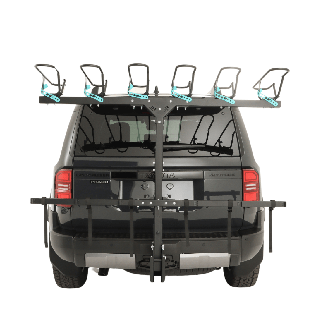 6 Bike Rack Black