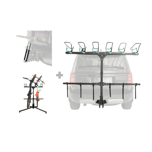 6 Bike Rack, Strut, and Stand Bundle
