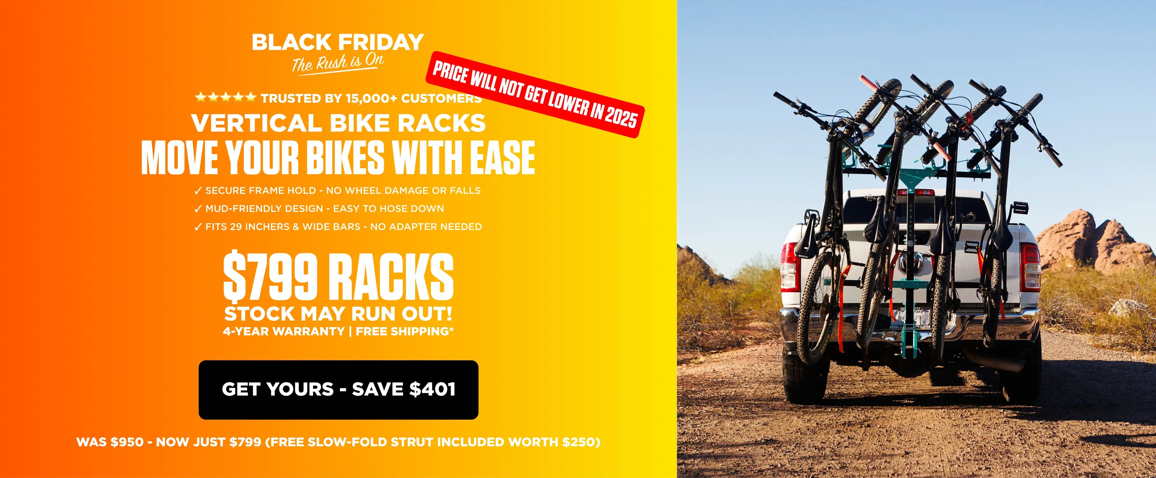 Black Friday Sale - Shop Vertical Bike Racks